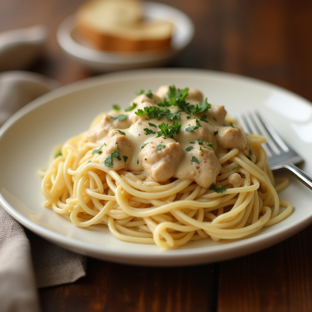 Slow Cooker Chicken Alfredo